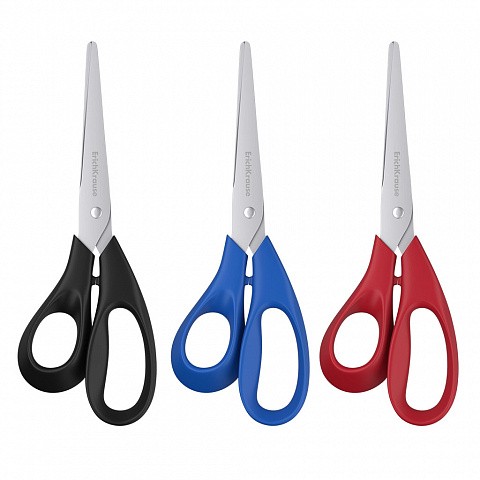 Foarfeca clasica, 16 cm, lama otel inoxidabil, maner forma ergonomica - imagine 5